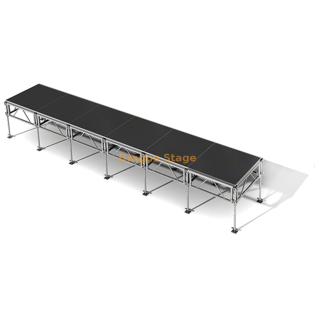 4x4ft Stage Platform for Concert And Event 7.32x1.22m Plataforma de escenario de 4x4 pies para conciertos y eventos 7,32x1,22 m