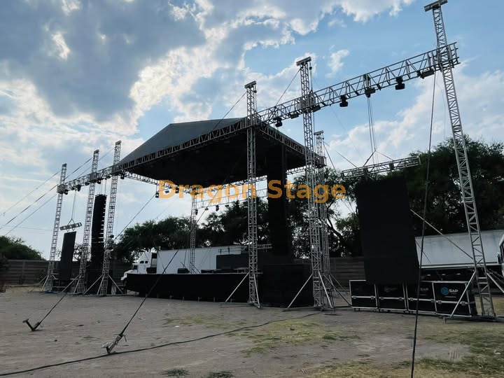 Modular Aluminum Event Roof Truss Stage for Concert 15x10x9m Evento de aluminio modular Techo de armadura de techo para concierto 15x10x9m