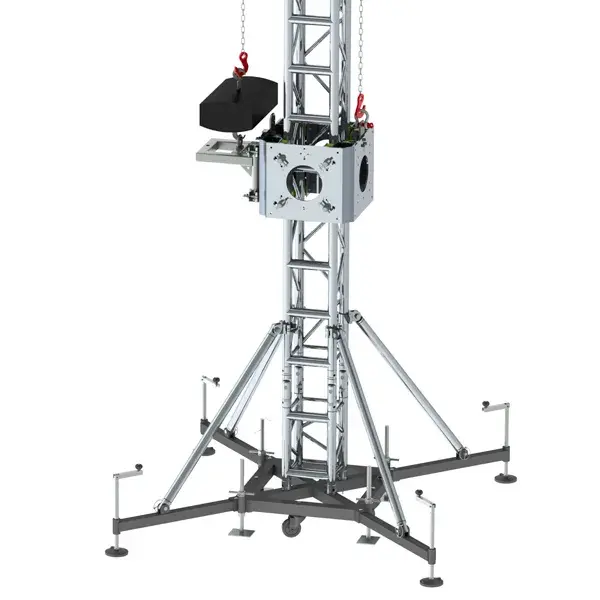 ground support truss tower torre de armadura de soporte terrestre