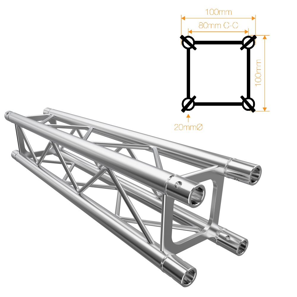F14 spigot truss 100mm Armazón de espiga F14 100 mm
