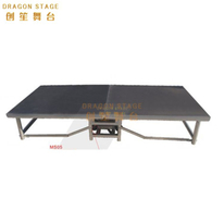Escenario plegable Escenario portátil de aluminio plegable 4x8ft-H0.41-0.61m