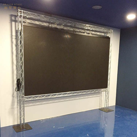 Armazón de iluminación de DJ con perno de aluminio/armazón de soporte de pantalla LED/sistema de armazón de poste de portería para eventos