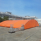 Armazón de techo arqueado personalizado para exteriores armazón curvo armazón circular de aluminio 12x12x10m