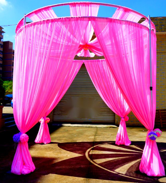 Pipe and Drapes Beautiful Mandap swag Telón de fondo cortina boda drapeado cortinas para boda evento fiesta