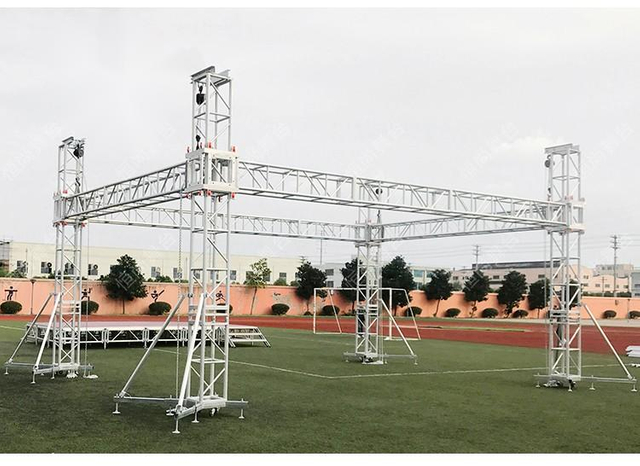 Sistema de truss de escenario portátil de aluminio personalizado para eventos escolares