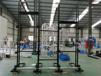 Los sistemas llevados portátiles de aluminio del braguero de la pila llevaron los sistemas de ayuda de la pantalla el 10x5m