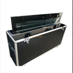 Caja de vuelo de TV de 55 '65 ' ignífuga ajustable personalizada de fábrica de aluminio para la venta