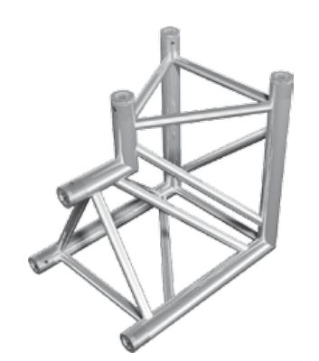 Venta de armazón de tubos triangulares FT43-C25/HT43-C25 50 × 2