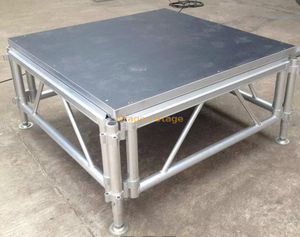 Cubiertas de escenario portátiles cuadradas de aluminio personalizadas 45x30x5ft