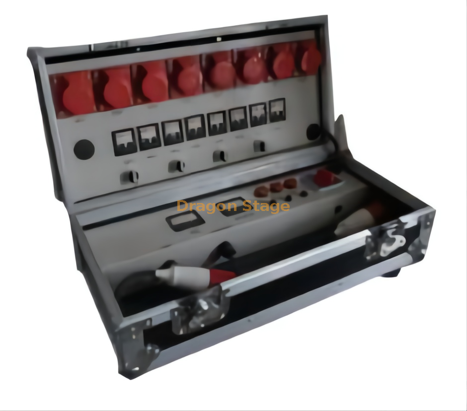 Controlador de polipasto eléctrico profesional con sistema de armadura de escenario 1 para 8 y 1 para 12