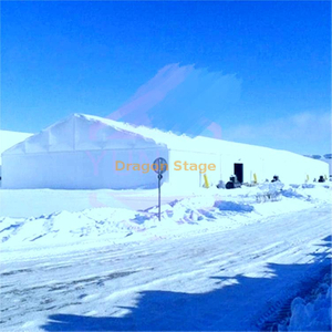 20 * 50M Carga de nieve fuerte Almacenamiento industrial Evento deportivo Estadio Marquee A Frame Carpa Carpa de celebración Carpa para 500 personas