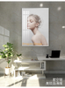 Soporte acrílico para póster, foto, soporte para cartel con placa de cubierta extraíble