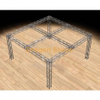 Sistema de exhibición/stand de feria comercial Global Truss de 20'x20' - Armazón de caja modular F34 con esquinas de bloque de conexiones universales y cruz central