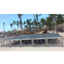 Plataforma de escenario pequeño al aire libre móvil 24x8ft 7.32x2.44m