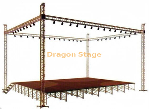 Sistema de armadura para exteriores de concierto de aluminio los 30x30 pies los 9x9x7m