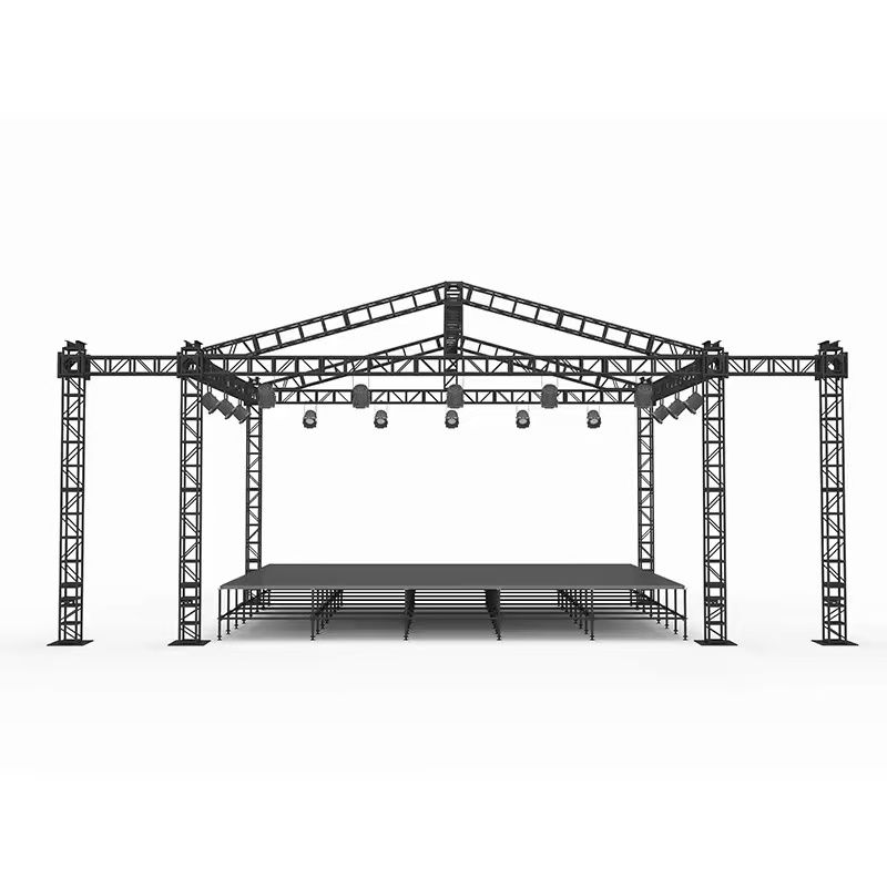 Armazón ligero para escenario de concierto 8x4x5m
