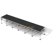 Pista ajustable portátil profesional de la altura del sistema los 7.32x1.22m de la etapa de los 4x4ft