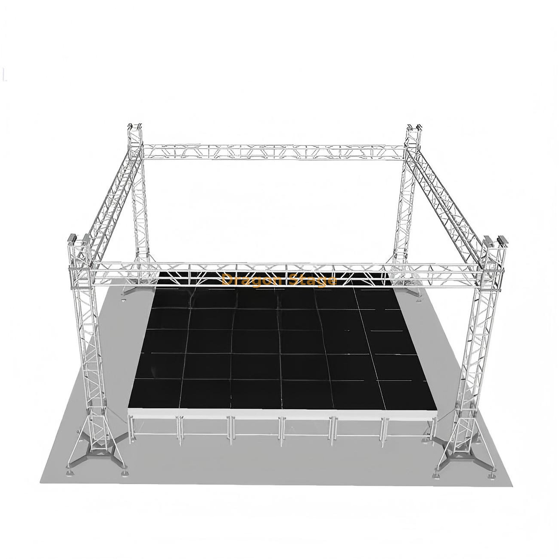  Sistema de armadura de escenario móvil de aleación de aluminio de 9x9x5m