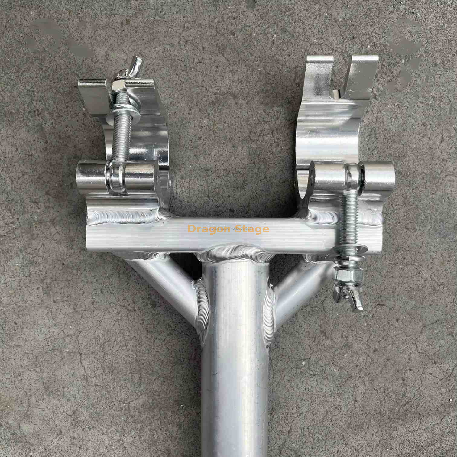 Poste del brazo de aluminio con abrazadera