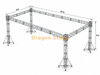 Sistema de armadura de pantalla LED portátil de 14x6x6m con polipastos de cadena manuales