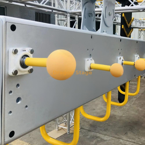 Traverse cajas con barra de mono