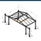 Sistema de armadura de techo inclinado para eventos de aluminio profesional de 12x6x7m