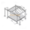Event Concert Stage con armadura de techo 16x9x6m
