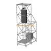 Sistema de torre colgante Ringlock Line Array de 2x4x8m con torre de lastre auxiliar
