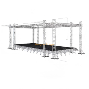 Sistema de armazón profesional de aluminio para eventos al aire libre de 12x8x7m