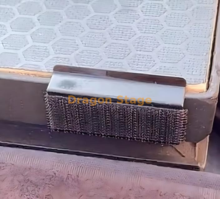 Clip de falda de escenario profesional con superficie de velcro con gancho