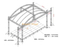 Sistema de armadura de techo de Arch Stage 15x8x9m
