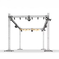 Escenario Truss de Aluminio con Techo Plano 24x12x9m