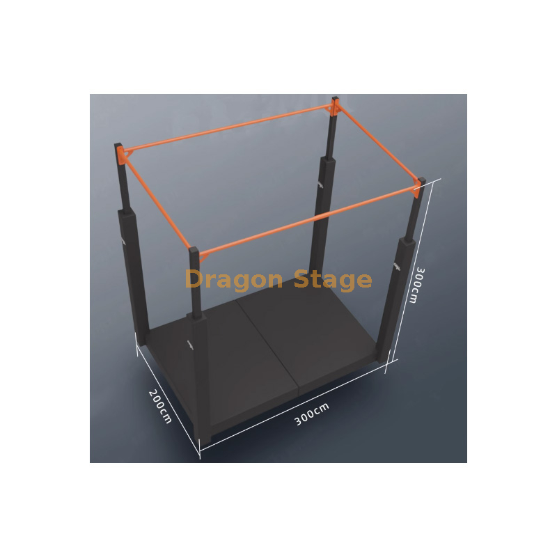 Ninja Warrior Fitness Race Single Layer Steel Pipe Cage