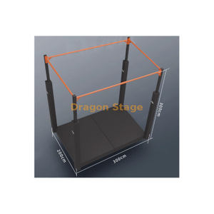 Ninja Warrior Fitness Race Single Layer Steel Pipe Cage