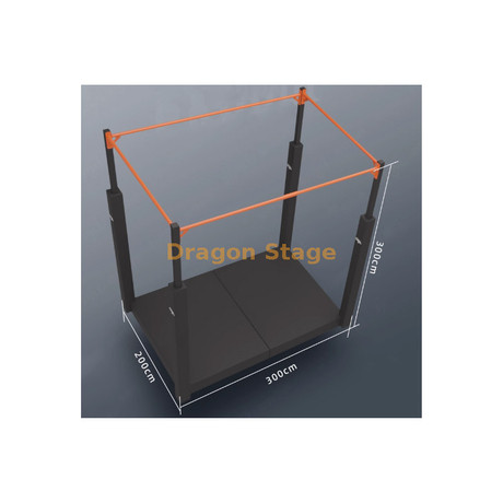 Ninja Warrior Fitness Race Jaula de tubo de acero Ringlock individual
