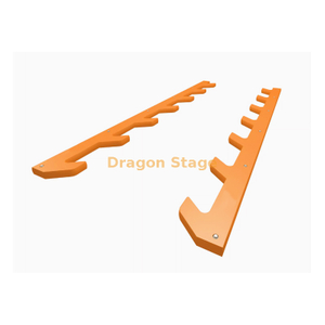 Ninja Warrior Fitness Nivel de equipo Accesorios de equipo de salmón de salmón 1.5m de altura