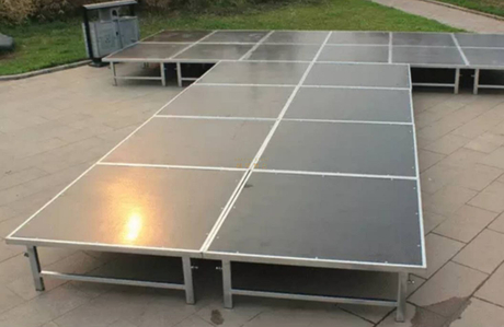 Etapa plegable cuadrada portátil modular de aluminio de la fuente del parque del pueblo