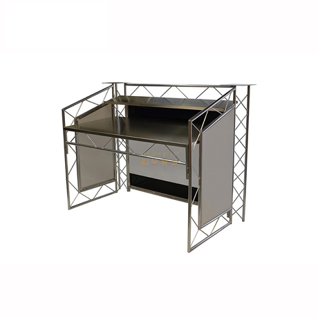 Soporte de cabina de DJ portátil de aluminio 1