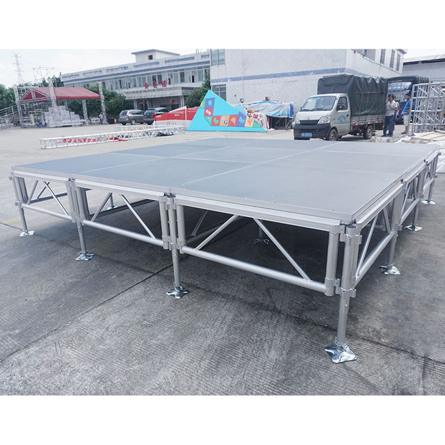 Plataforma de escenario de aluminio para exteriores Fashion Performance 8x6m