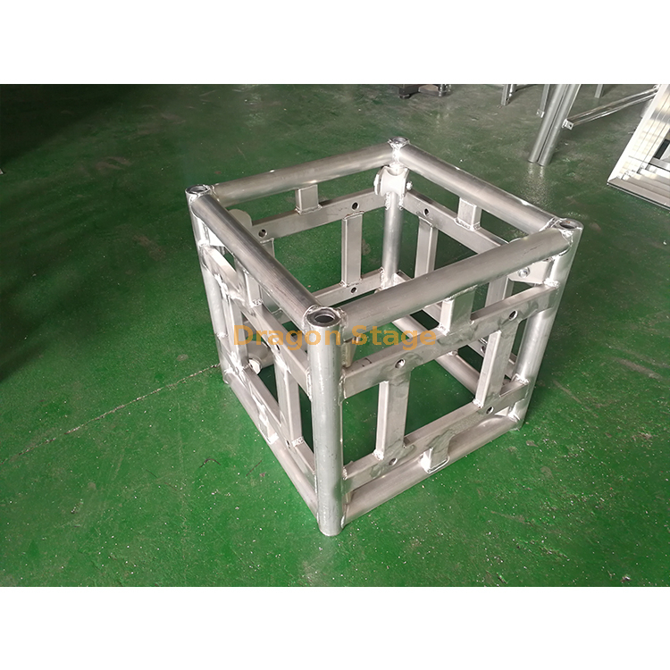 Bloque de manga de aluminio en escenario de fábrica Sistema de aluminio para truss de tornillo 300 mm 400 mm 500x600mm / 520x760 mm / 600x760mm