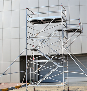 Torre de andamios de marco de aluminio de construcción de edificios usados ​​para la venta