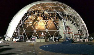 Tienda de cúpula Glamping geodésica resistente transparente de 6 m para eventos al aire libre, fiestas, bodas, acampar