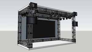 Sistema al aire libre del braguero del tejado de la bóveda del braguero del tejado de la etapa para el acontecimiento del concierto