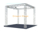 Stand de aluminio para exteriores personalizado, braguero para eventos, 5x5x3m