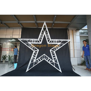 Espectáculo de aluminio personalizado Art Star Truss para eventos Sistema de iluminación de escenarios para conciertos de eventos