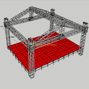 Cubierta de techo portátil para eventos al aire libre de aluminio Etapa 40x30ft