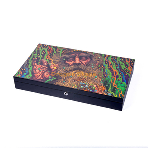 Fábrica de cajas de madera personalizada Etiqueta privada personalizada 28G Cigar Weed Stprsge Caja de embalaje de madera