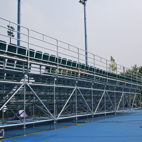 Material de andamios Gradas Evento al aire libre Bleacher con asientos de plástico para exhibición deportiva Concierto