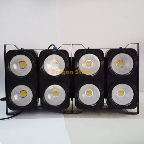 4 ojos Luces de espectador COB de cuatro colores Usos de la luz Cob