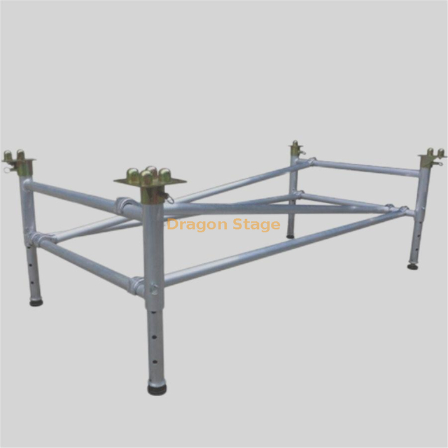 Sistema de soporte de aluminio Sc9600 para escenario de danza de altura 0,6-1 m 12,2x6,1 m